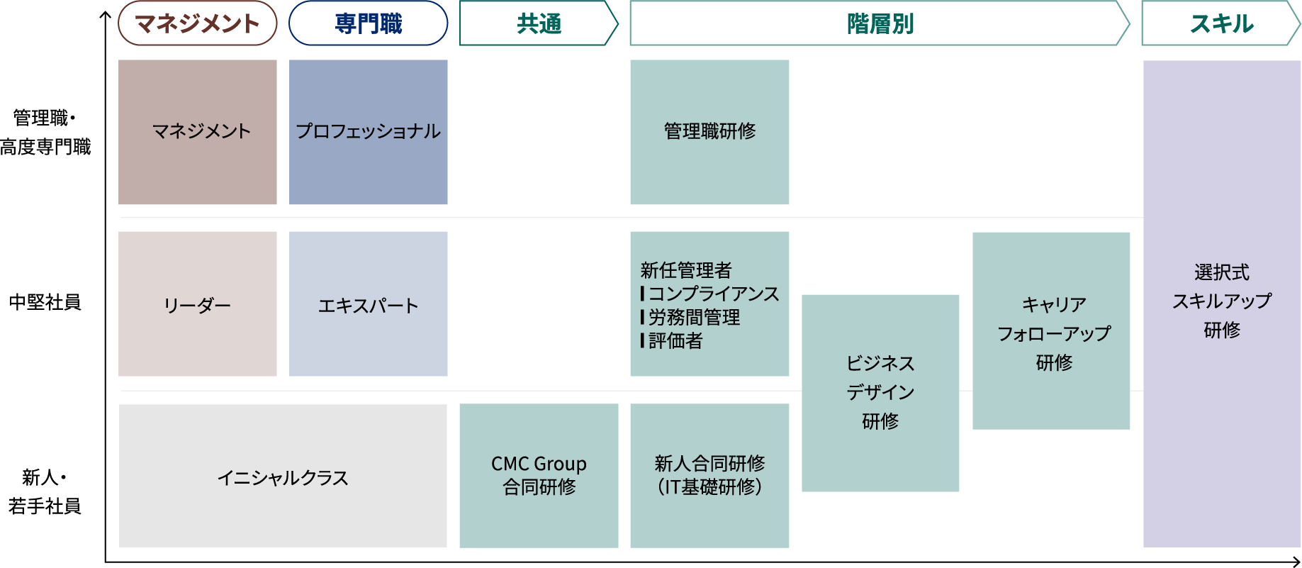 研修制度の図